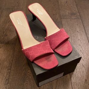 Gucci heel sandals